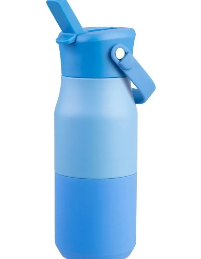 Oasis Double Wall Insulated Drink Bottle with Sipper 400ml in Blue