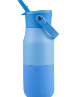 Oasis Double Wall Insulated Drink Bottle with Sipper 400ml in Blue