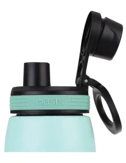 Oasis Double Wall Insulated Sports Bottle With Screw Cap Lid 780ml in Mint