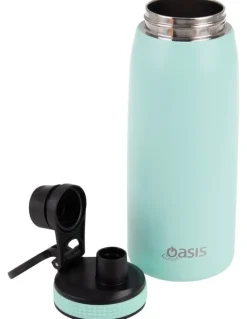 Oasis Double Wall Insulated Sports Bottle With Screw Cap Lid 780ml in Mint