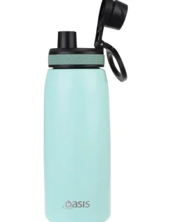 Oasis Double Wall Insulated Sports Bottle With Screw Cap Lid 780ml in Mint