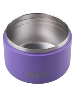 Oasis Stainless Steel Double Wall Insulated Food Flask 300ml in Mermaid Purple