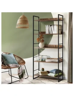 Oikiture Oikiture Display Shelf Storage Shelves Bookshelf Bookcase Stand Rack Cupboard