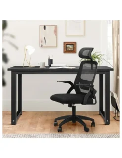 Oikiture Oikiture Home Office Desk and Chair Set
