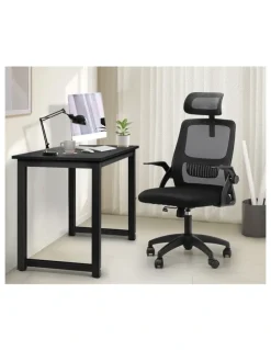 Oikiture Oikiture Home Office Desk and Chair Set
