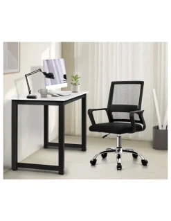 Oikiture Oikiture Home Office Desk and Chair Set