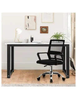 Oikiture Oikiture Home Office Desk and Chair Set