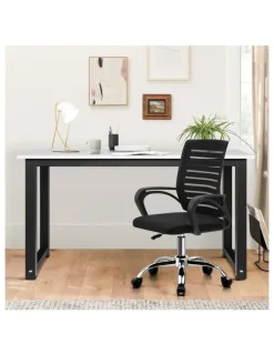 Oikiture Oikiture Home Office Desk and Chair Set