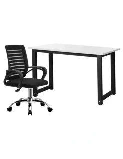 Oikiture Oikiture Home Office Desk and Chair Set