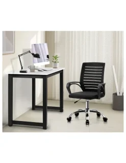 Oikiture Oikiture Home Office Desk and Chair Set