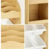 Oikiture Oikiture Kids Bookshelf 4 Bins Toy Box Storage Organiser Display Shelf