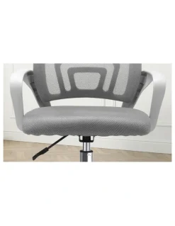 Oikiture Oikiture Mesh Office Chair Backrest White