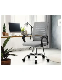 Oikiture Oikiture Mesh Office Chair Black&Grey