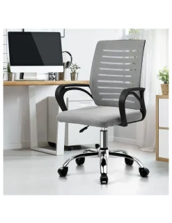 Oikiture Oikiture Mesh Office Chair Black&Grey