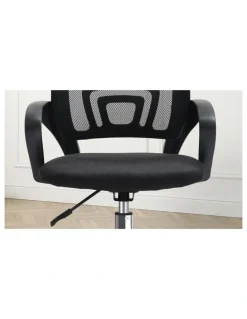 Oikiture Oikiture Mesh Office Chair Backrest Black