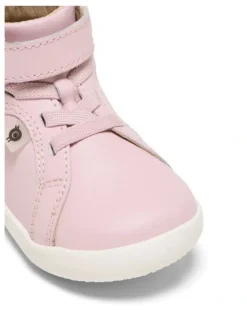 Old Soles Ruffle Heart Boots In Baby Pink