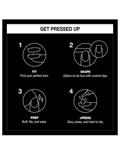 OPI Xpress/On Black Onyx™ Press-On Nails