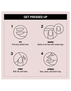 OPI Xpress/on Throw Me a Kiss Press-On Nails
