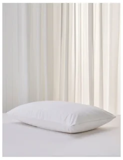 Opossum by Protect-A-Bed Bamboo Jersey Waterproof Fitted Mattress Protector in White
