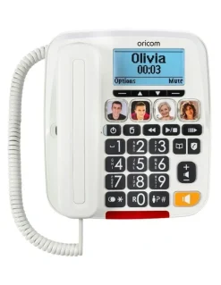Oricom Big Button Amplified Phone With Cordless Handset