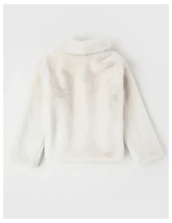 Origami Eva Fur Coat in Vanilla