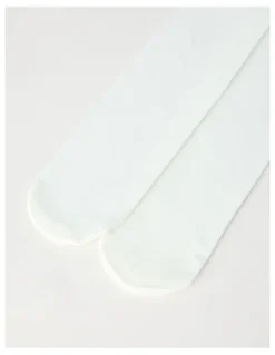 Origami 2 Pack Opaque Tights in White