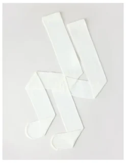Origami 2 Pack Opaque Tights in White