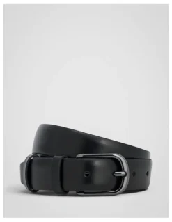 Oroton Axel 30Mm Belt in Black