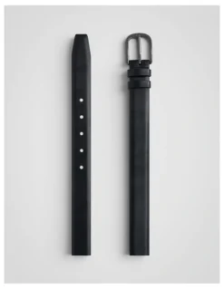 Oroton Axel 30Mm Belt in Black