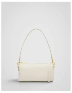 Oroton Harvey Baguette Crossbody in Cream