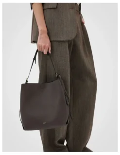 Oroton Margot Hobo in Dark Chocolate