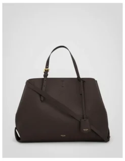 Oroton Margot Large Day Bag in Dark Chocolate