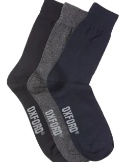 Oxford Business Socks 3 Pack in Multi Colour