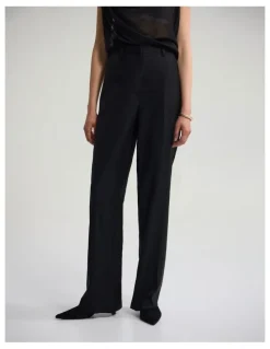 Oxford Calista Pure Wool Pant in Black