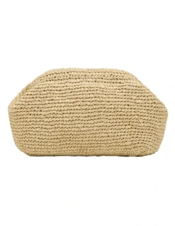 Oxford Hand Knotted Paper Clutch in Brown