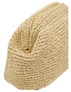 Oxford Hand Knotted Paper Clutch in Brown