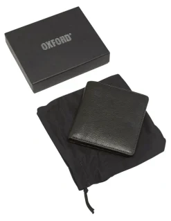 Oxford Harris Black Leather Wallet