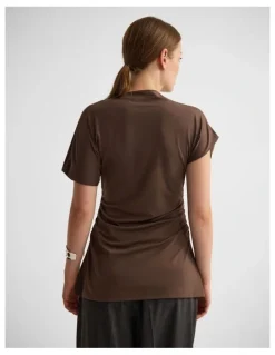 Oxford Isla Top in Chocolate