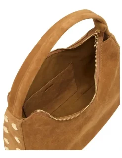 Oxford Large Nala Bag With Studs in Camel