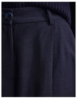 Oxford Margot Pure Wool Pant in Navy