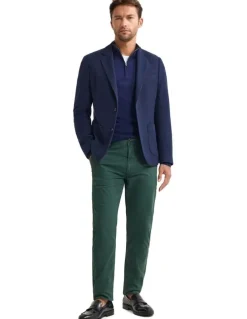 Oxford Milton Wool Blend Blazer in Navy