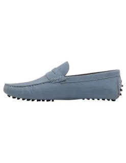 Oxford New Holland Driving Shoe in Skye Blue
