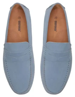 Oxford New Holland Driving Shoe in Skye Blue