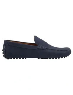 Oxford New Holland Driving Shoe in Navy