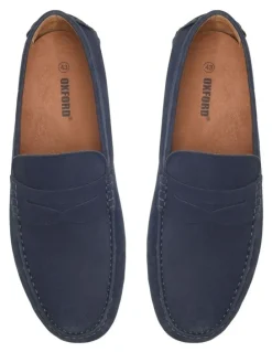 Oxford New Holland Driving Shoe in Navy