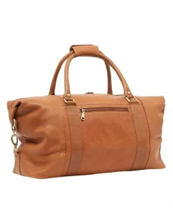 Oxford Rainer Weekender Bag in Cognac