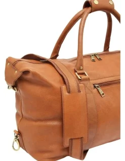 Oxford Rainer Weekender Bag in Cognac