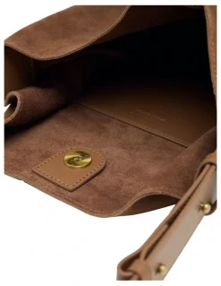 Oxford Simone Suede Hobo in Tobacco