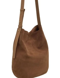 Oxford Simone Suede Hobo in Tobacco