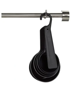 OXO Good Grips Plastic Measuring Cups Set 6 Piece in Black